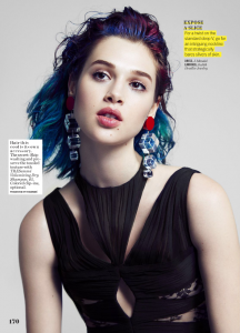 Judith Hendler earrings as seen in Cosmopolitan magazine